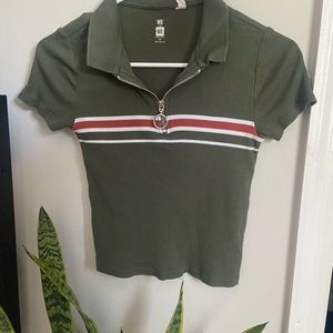 PacSun metowe zip up shirt